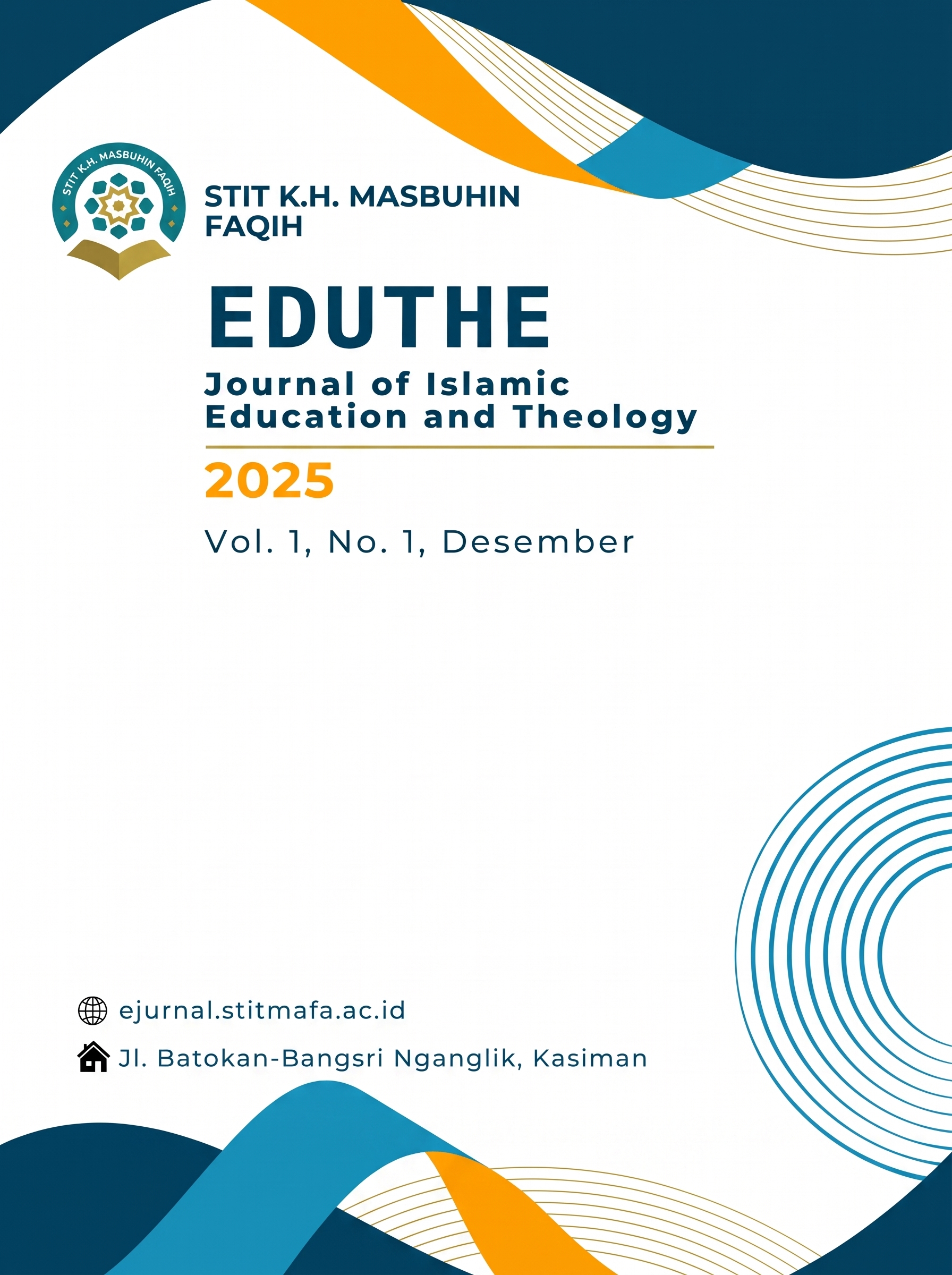 EduTe: Jurnal Pendidikan dan Teologi Islam